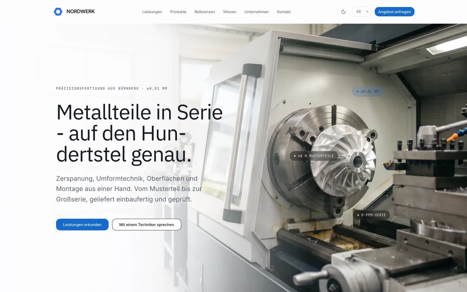 NORDWERK studio concept for an industrial company